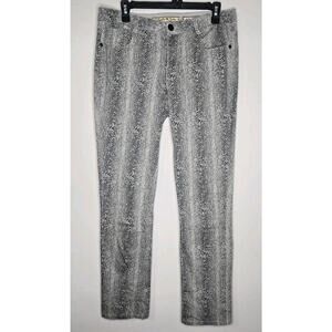 Vanilla Star Jeans Womens Snake Print High Rise Denim Jeans Size 10